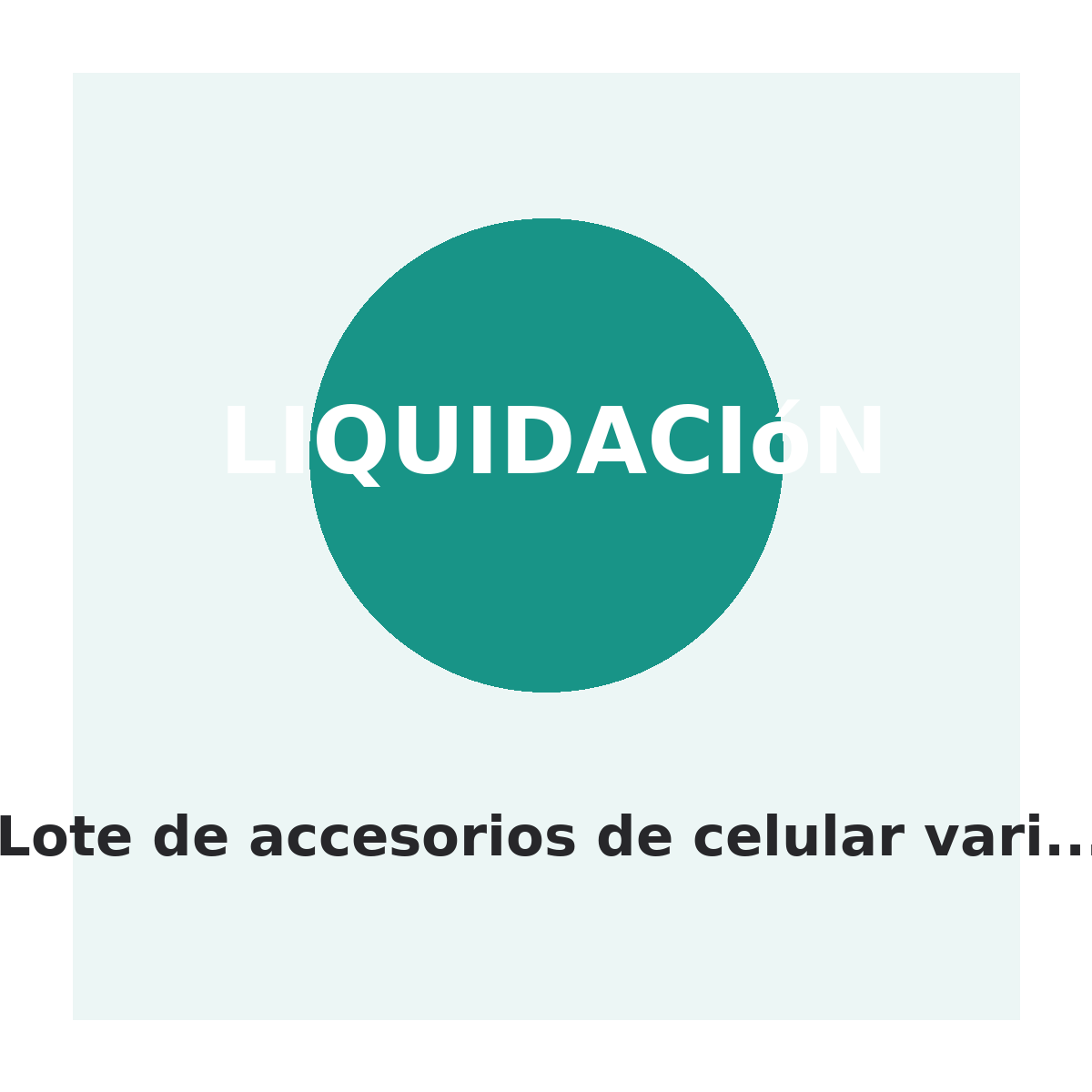 Lote de accesorios de celular variados
