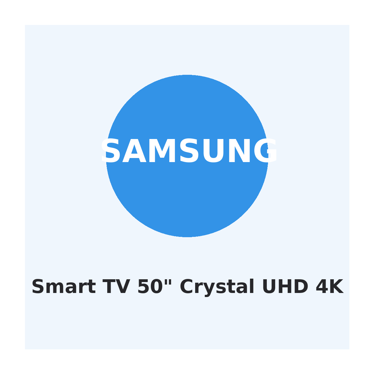 Samsung Smart TV 50" Crystal UHD 4K