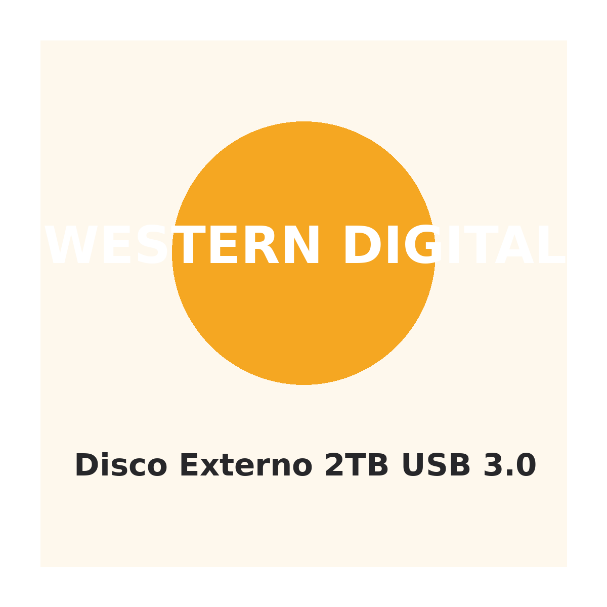 Western Digital Disco Externo 2TB USB 3.0