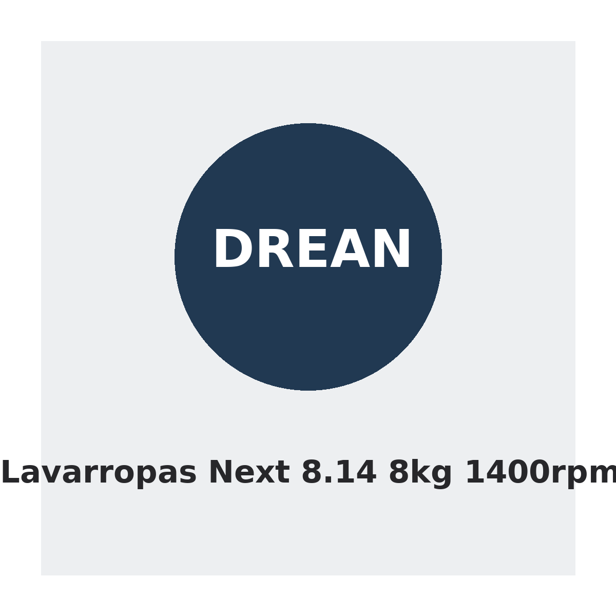 Drean Lavarropas Next 8.14 8kg 1400rpm