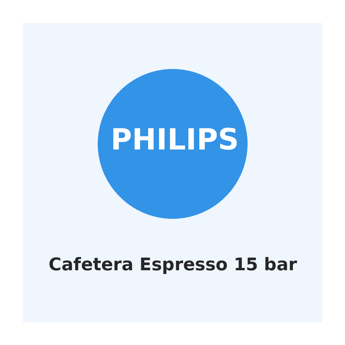 Philips Cafetera Espresso 15 bar