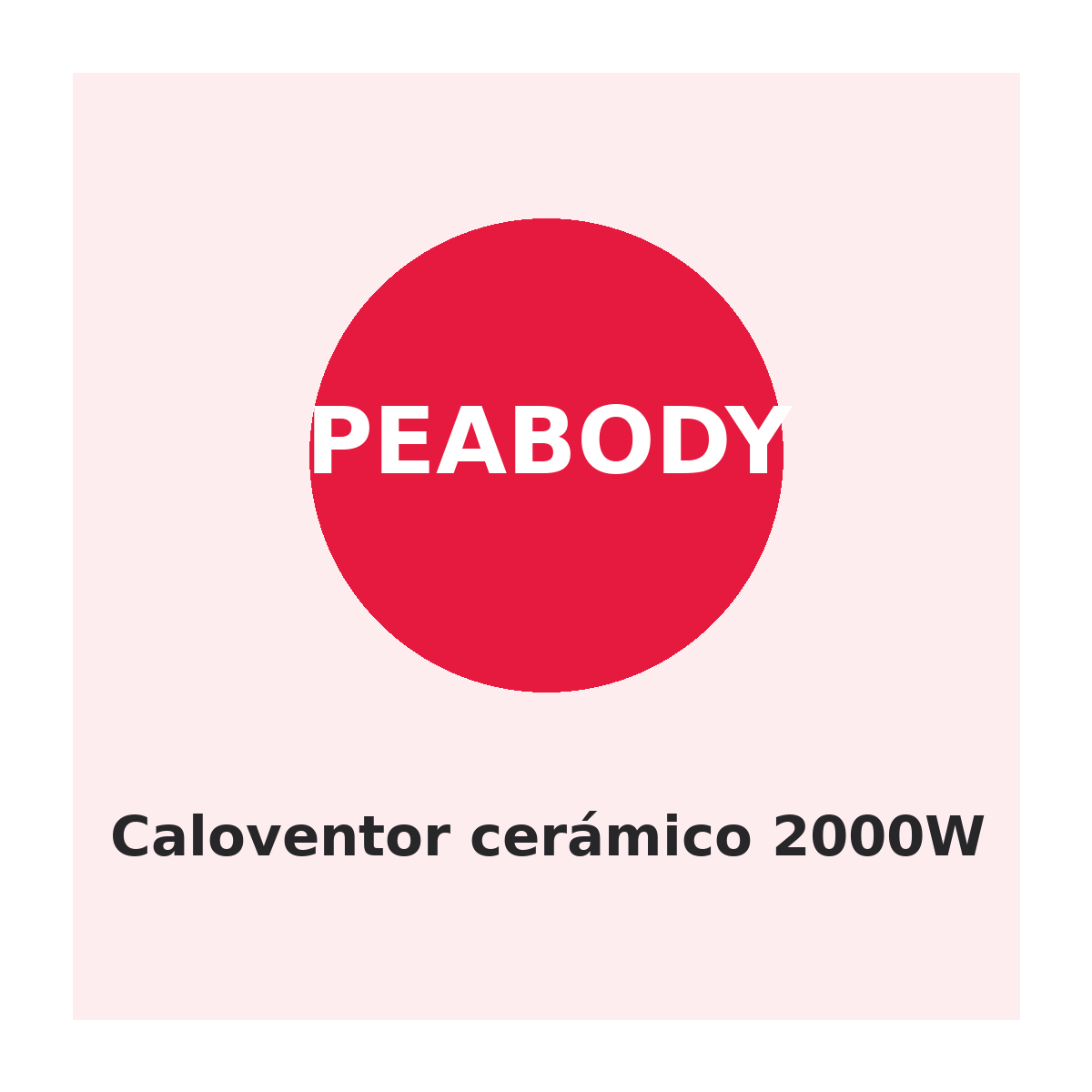 Peabody Caloventor cerámico 2000W