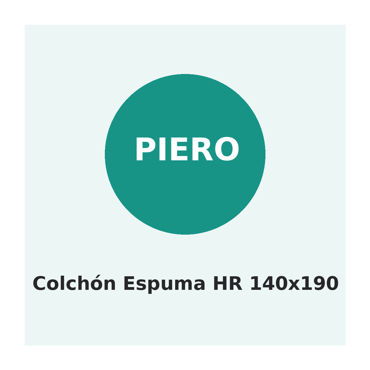 Piero Colchón Espuma HR 140x190