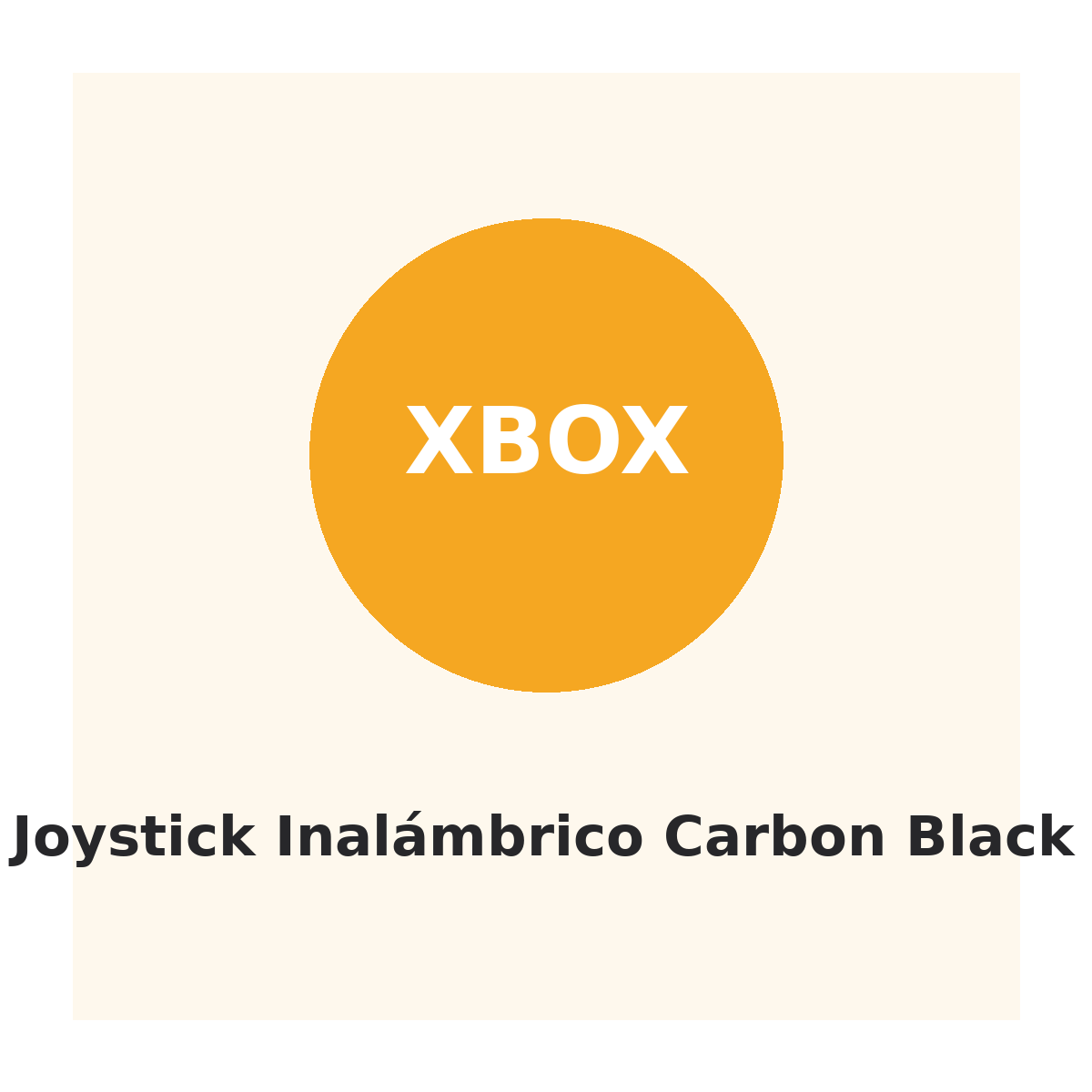 Xbox Joystick Inalámbrico Carbon Black